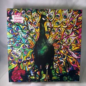 Flame Tree Louis Comfort Tiffany Displaying Peacock 1000 Piece Jigsaw Puzzle Art